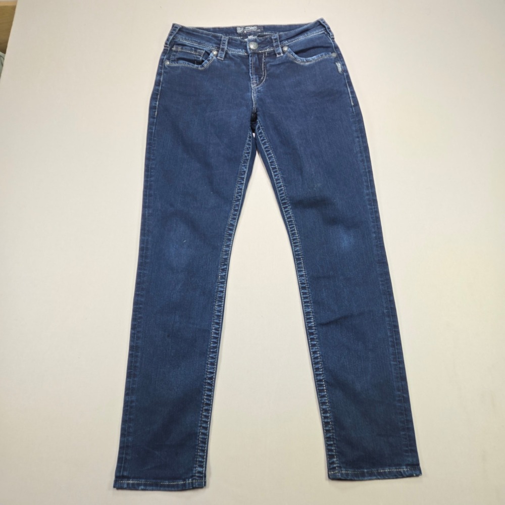 Silver Jeans Co Suki High Skinny Dark Wash Denim Jeans‎ Women's W29 L31